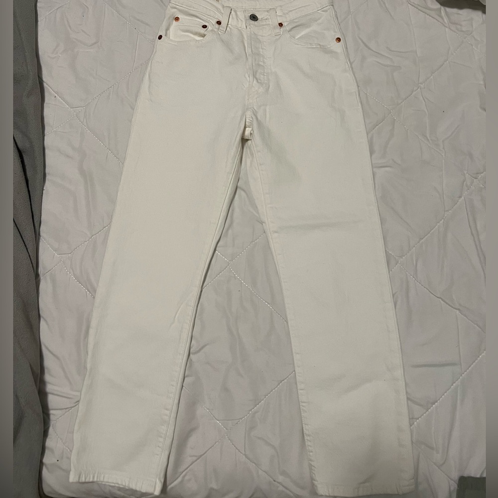 White Levis Jeans